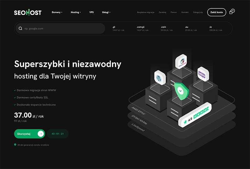 najlepszy tani hosting www